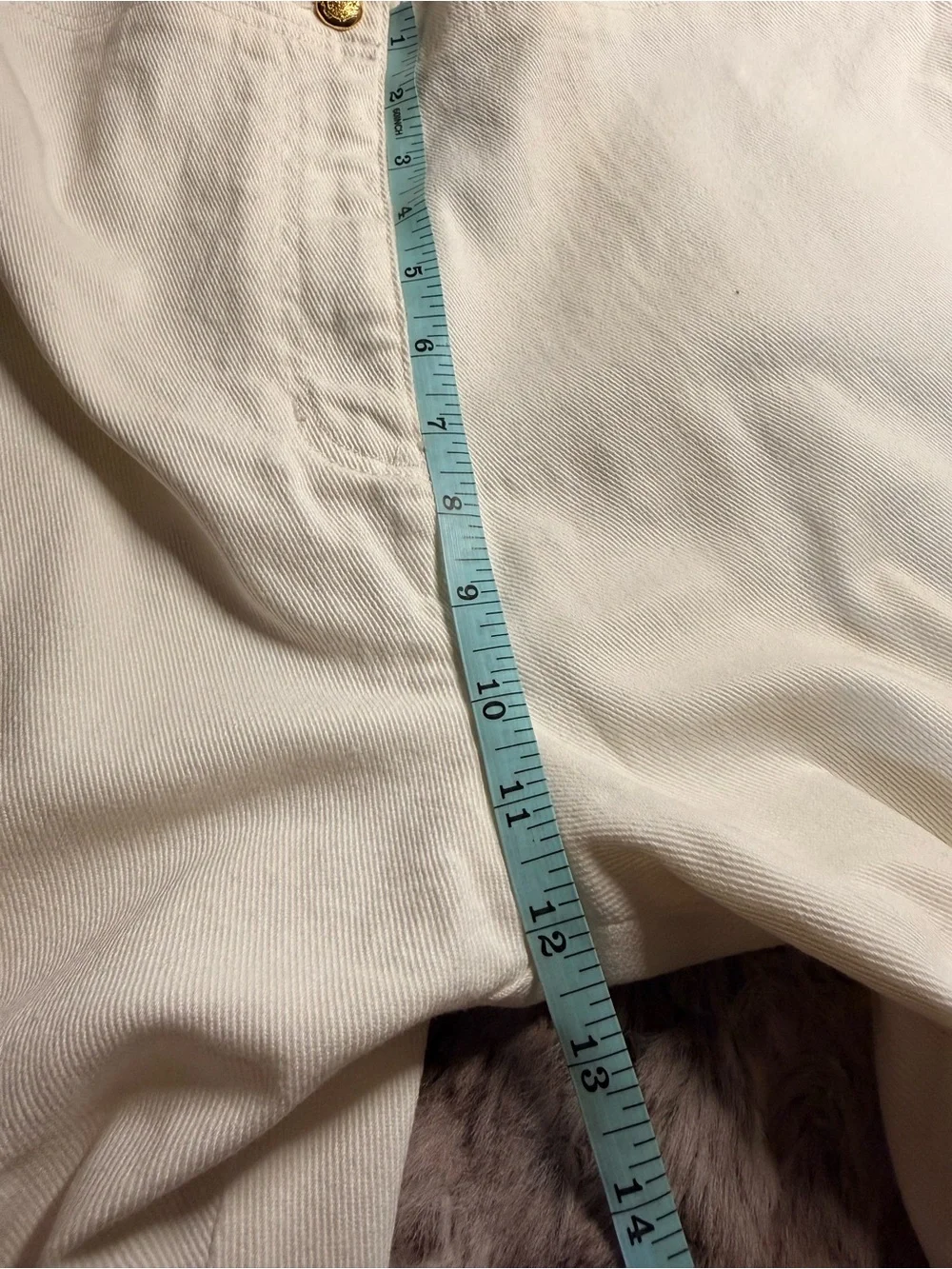 VTG Lauren Jeans Co Ralph Lauren White High Rise Straight Leg 90s Mom Pants 12